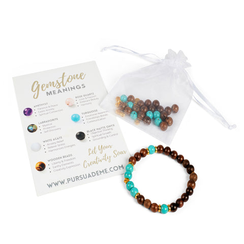 Turquoise Stretch Bracelet Kit