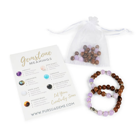 Amethyst Stretch Bracelet Kit